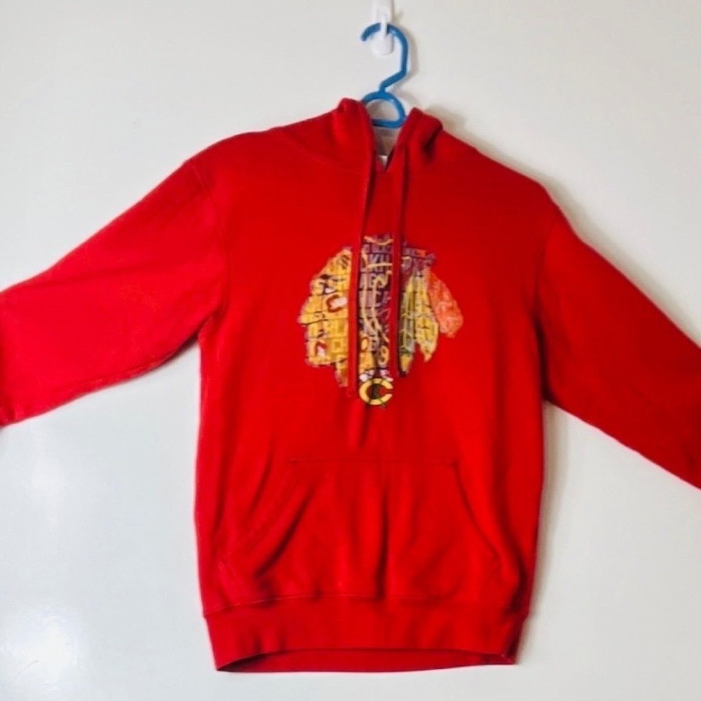 NHL Chicago Blackhawks Red Hoodie - Size S